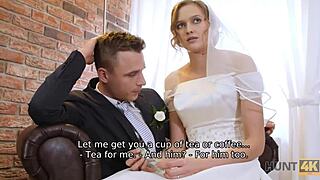 Wedding porn videos featuring grooms and brides